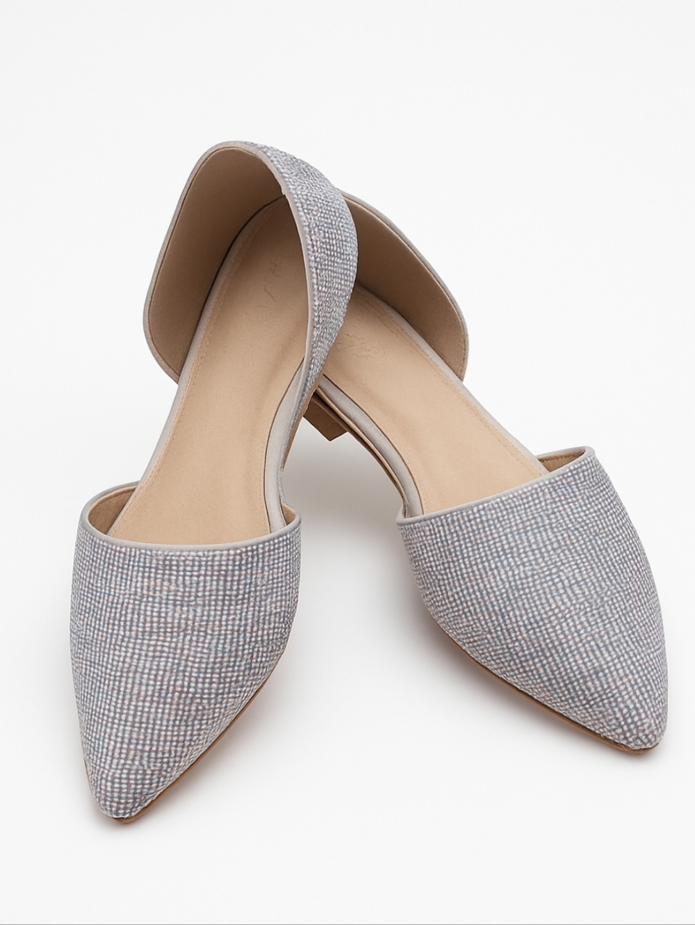 Akira Rhinestone Pointed Toe Flat